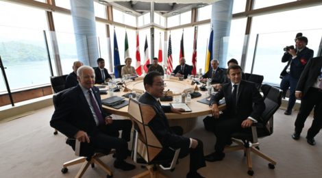 Зеленський виступив на G-7 в Японії і закликав лідерів країн до глобального лідерства