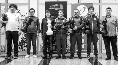Чоловіча збірна України вперше виграла «золото» чемпіонату Європи з шахів