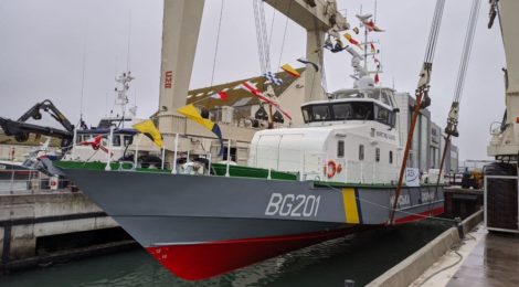 У Франції на воду спустили перший катер для охорони морських кордонів України