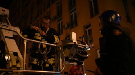 У Києві уламки іранських дронів пошкодили чотири квартири у багатоповерхівці