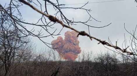 Ворог влучив у Рубіжному у цистерну з азотною кислотою. Людей просять мати захисні маски